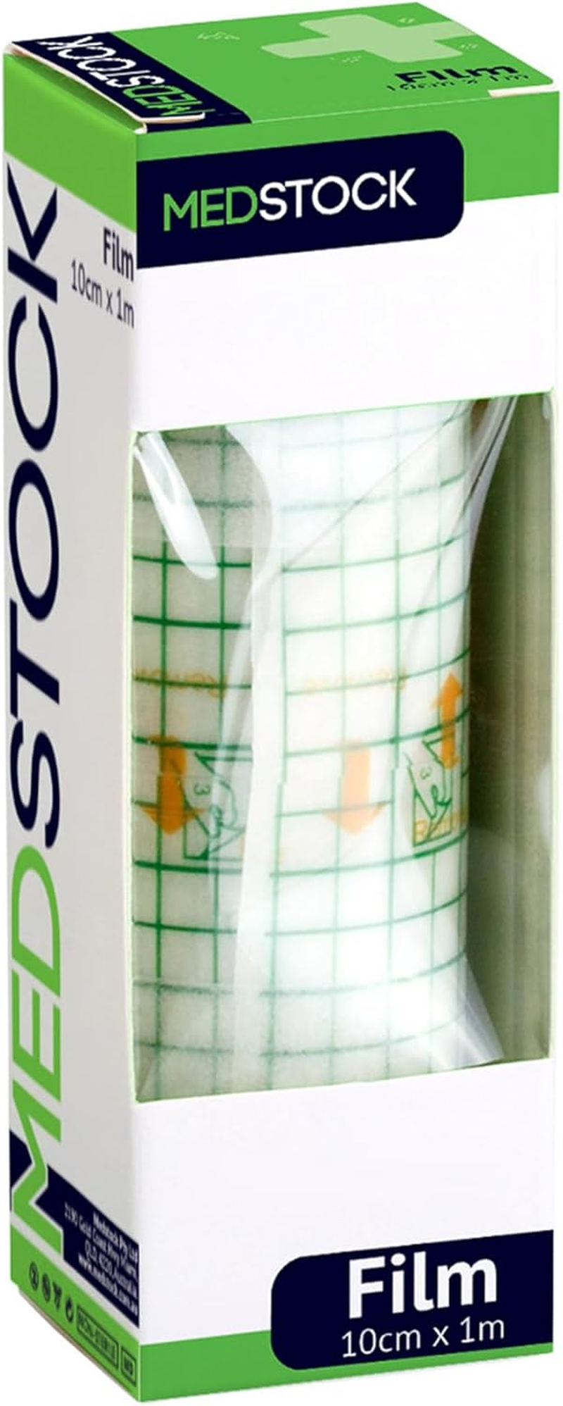 MEDSTOCK Transparent Film Dressing Roll - 10Cm X 1M | Highly Permeable and Waterproof | Secures Primary Dressings and Medical Devices | Tattoo Aftercare image number 1
