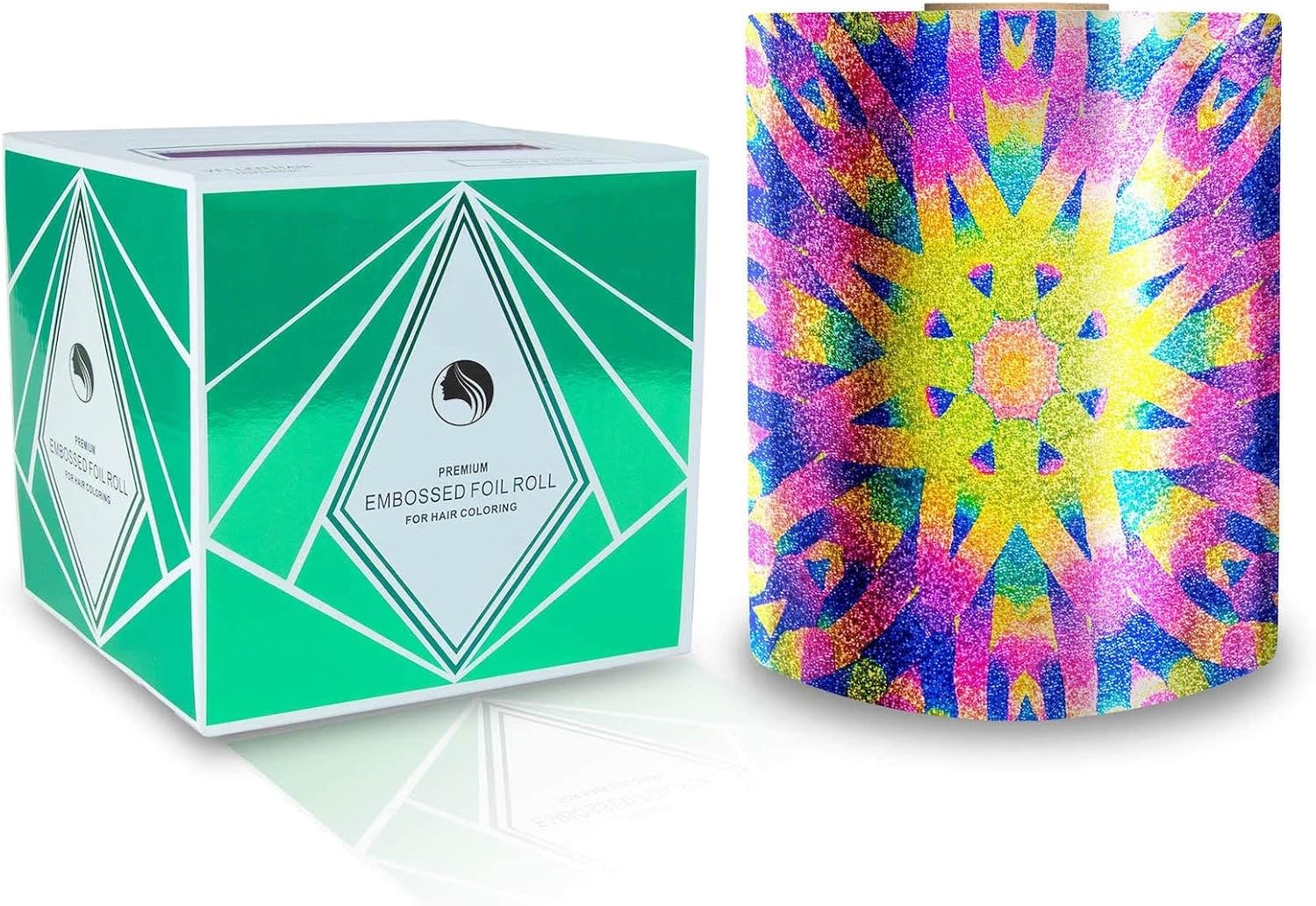 Vellen Hair Embossed Aluminium Hair Foil Roll, Hair Foils for Highlighting, Non-Slip Textured &ndash; 185Meter (Generica)