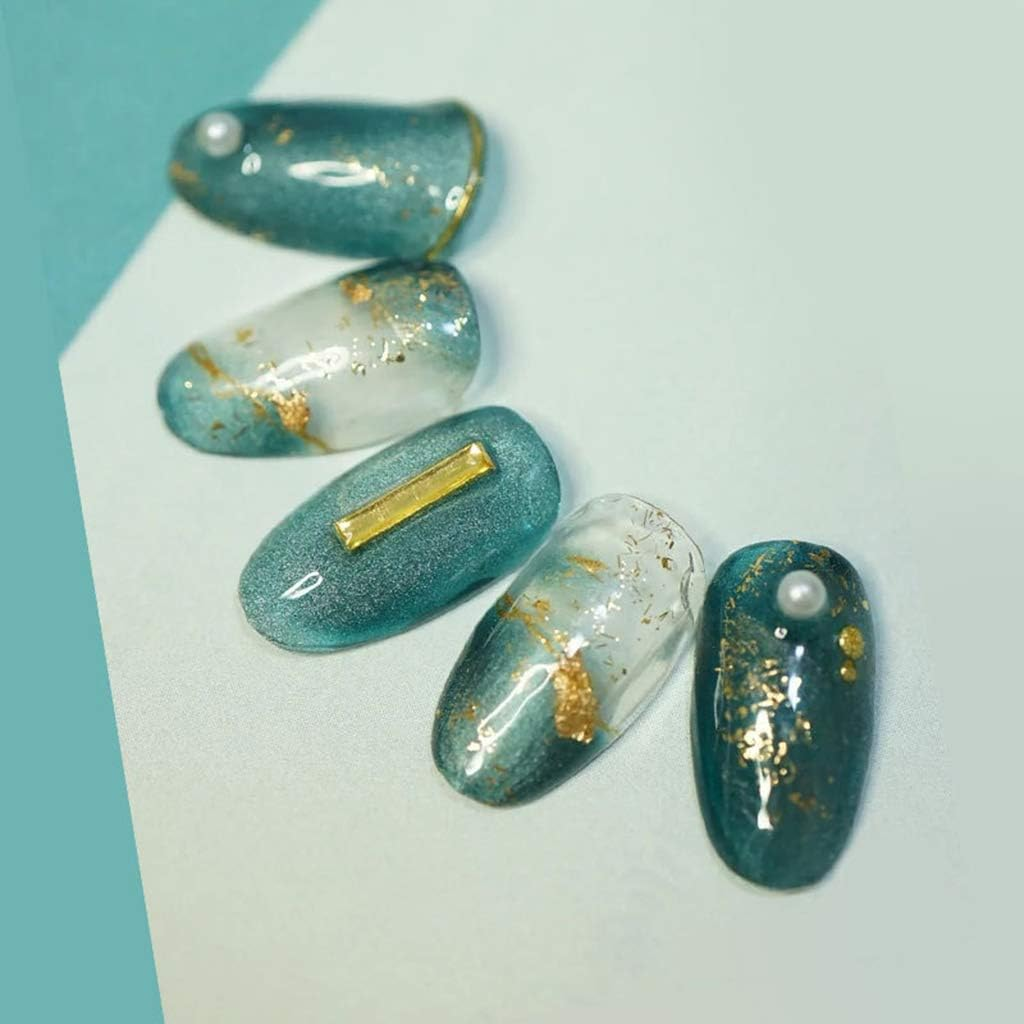 Nail Sequins Irregular Borken Gold Flakes Nail Decor for Makeup image number 4