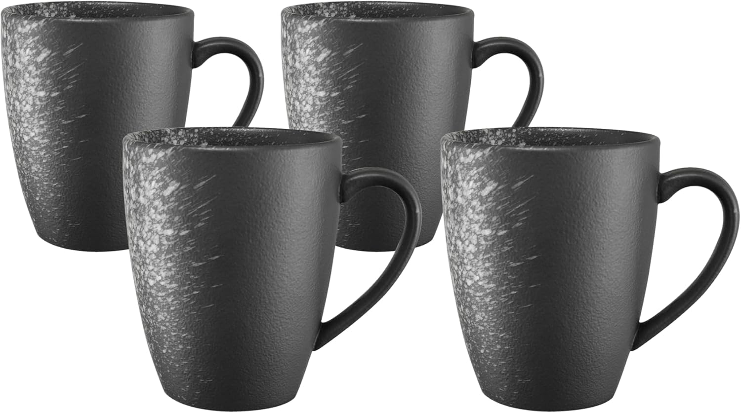Maxwell & Williams Caviar Galaxy Coupe Mug Gift Boxed, 400 Ml Capacity (Set of 4) image number 1