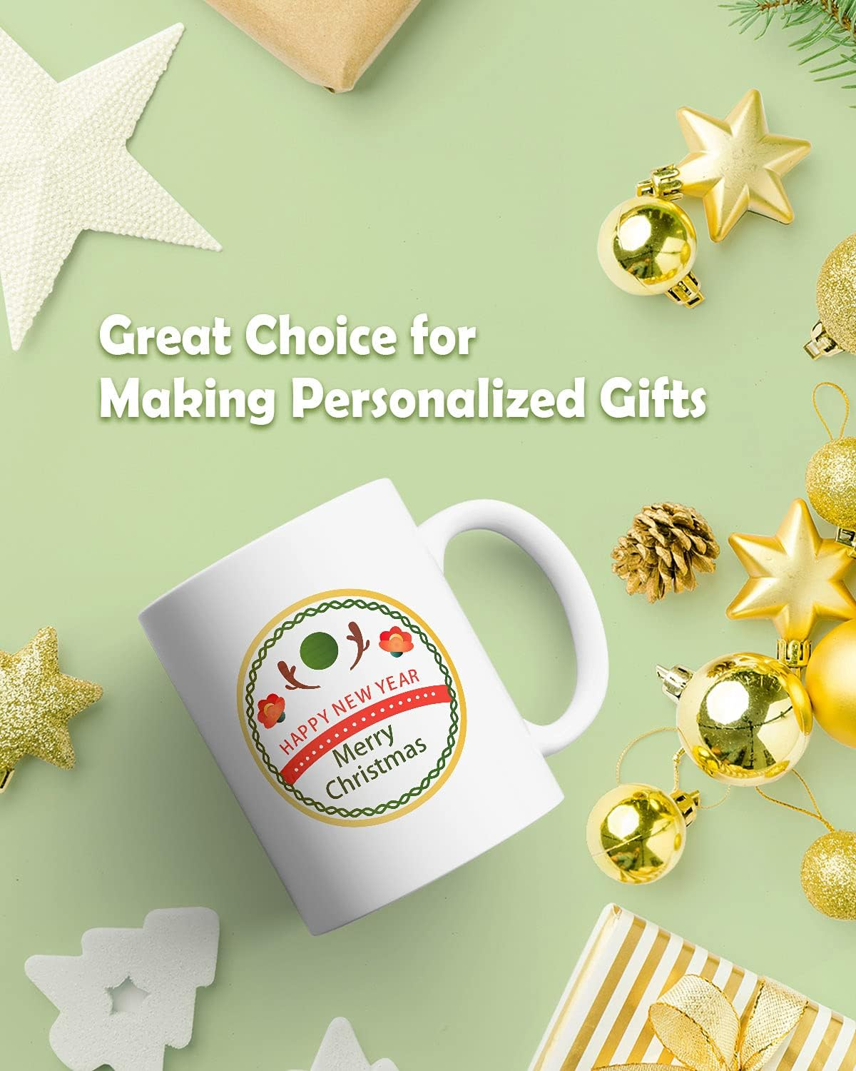 KOALA Matte Waterslide Decal Paper for INKJET & LASER Printers, No Need Spray Coating, White 8.5X11 Inch Water Slide Paper for DIY Tumbler, Mug, Nail Crafts, 5 Sheets