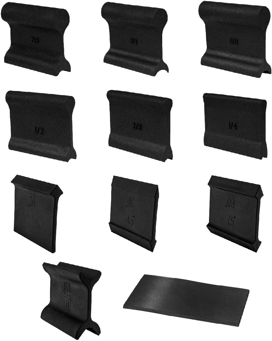 POWERTEC 71620 21-Profile Contour and Angle Sanding Grip Pack 11Pc Set &ndash; Double Ended Flex Foam Sanding Pads for Woodworking image number 2