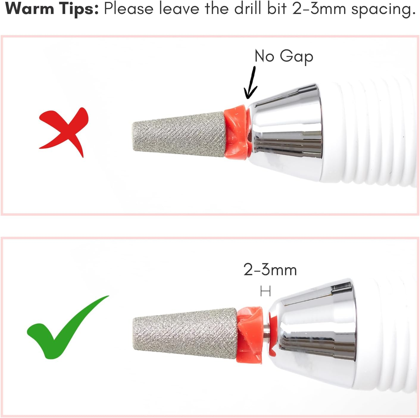 Makartt Nail Drill Handpiece for Malory, 30000RPM Rechargeable Electric File Machine Replacement for Manicure Art Tool, Professional Gel Polish Acrylic Powder Remover image number 2