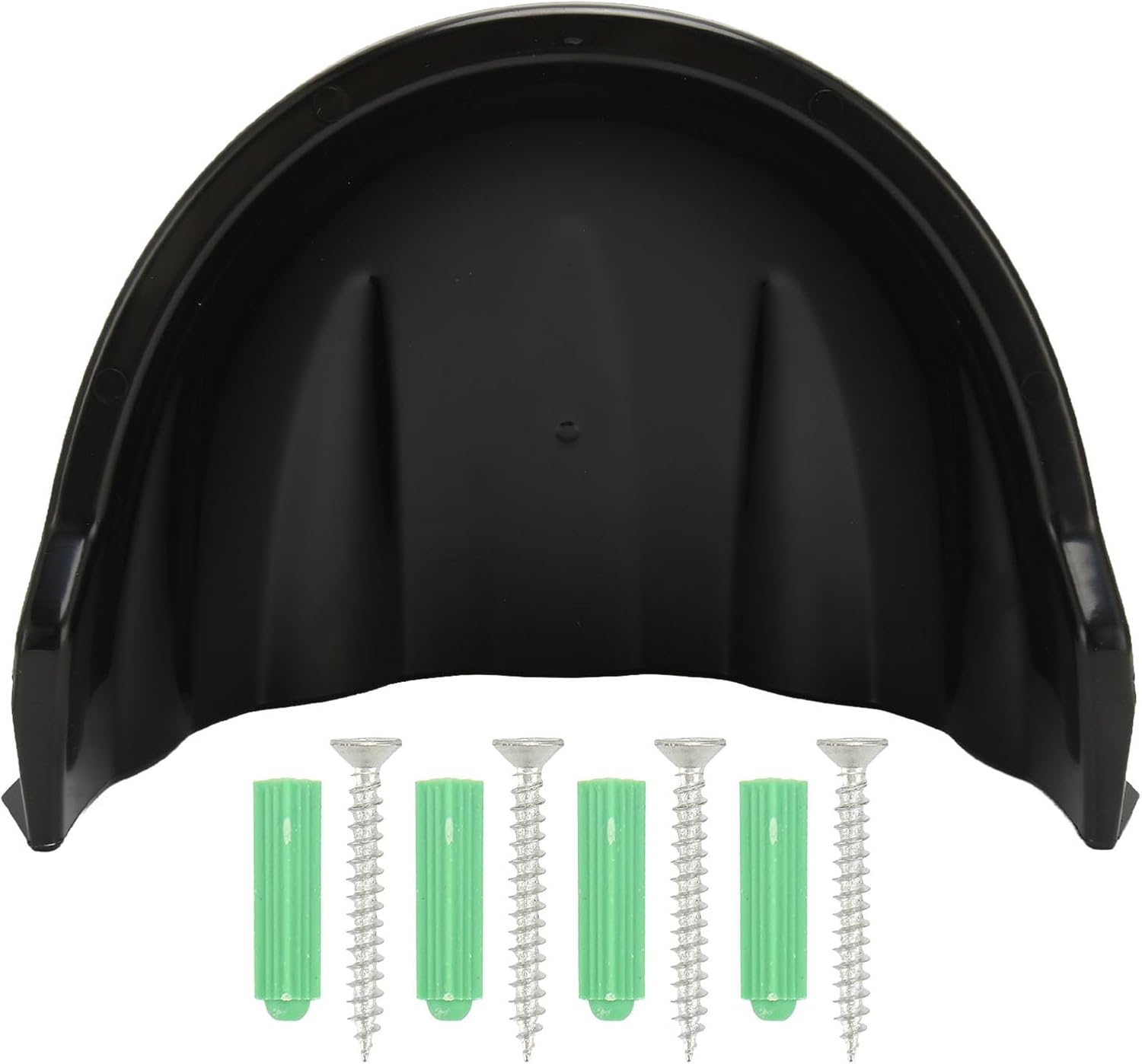 Security Camera Cover Shield, Outdoor Camera Cover Shield Sturdy Hemispherical Unnoticeable for Outdoor (Black) image number 6