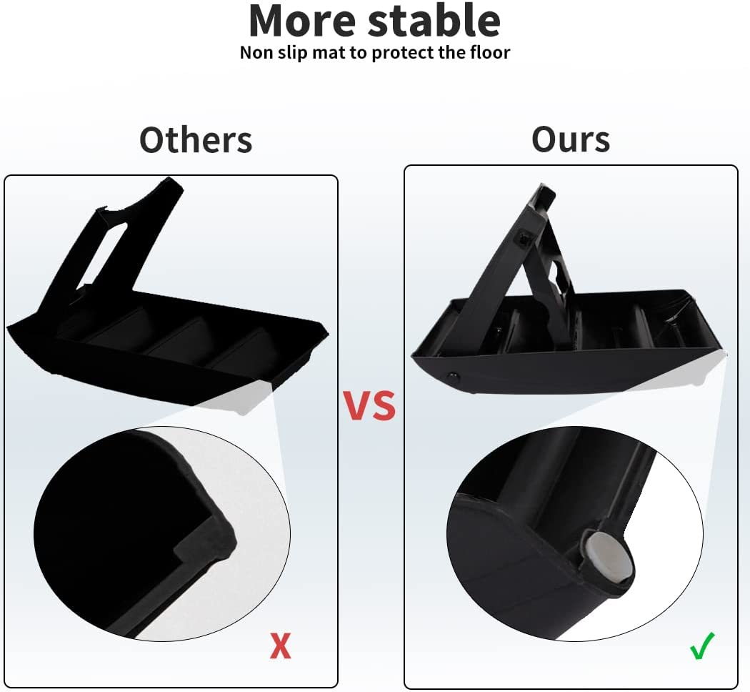 Pawz Indoor Foldable Dog Steps for Bed Couch Sofa Car Black, Pet Stairs for Small to Medium Dogs & Cats 76Kg Load, Dog Ramp Step for SUV Car, Dog Ladder 50Cm Height image number 6