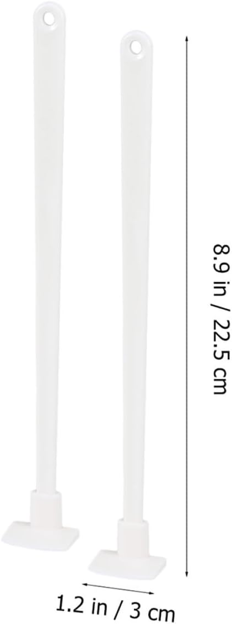 Ciieeo 5Pcs Long Handle Bottle Scraper Set, White Silicone Spatulas for Jam, Ketchup, Sauce, Kitchen Utensils for Narrow Bottles and Jars, Multipurpose Cooking Tools image number 6