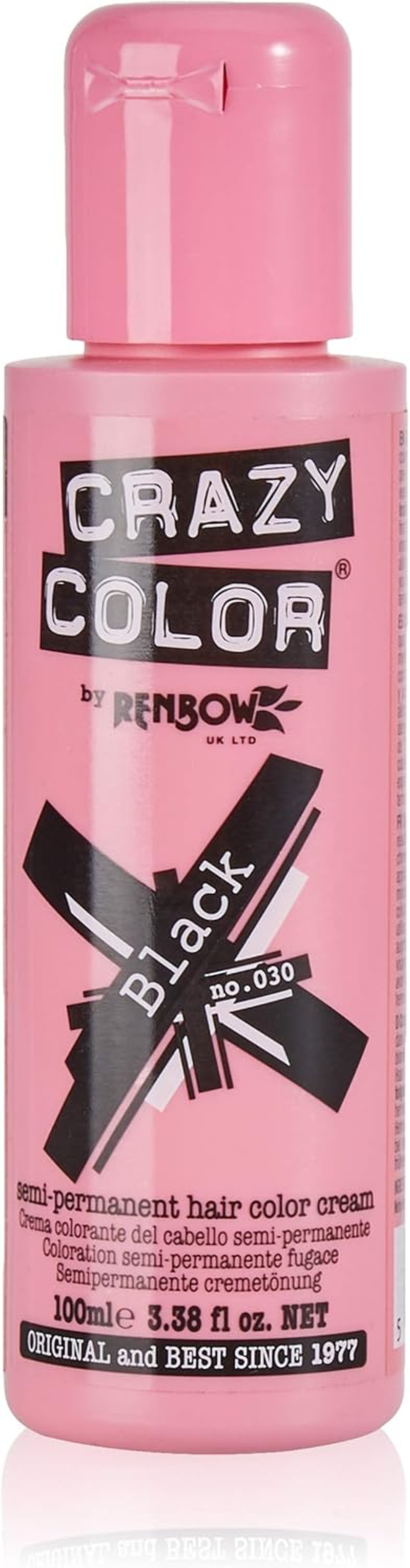 Crazy Color Semi Permanent Hair Colour, 045 Peacock Blue, 100 Ml