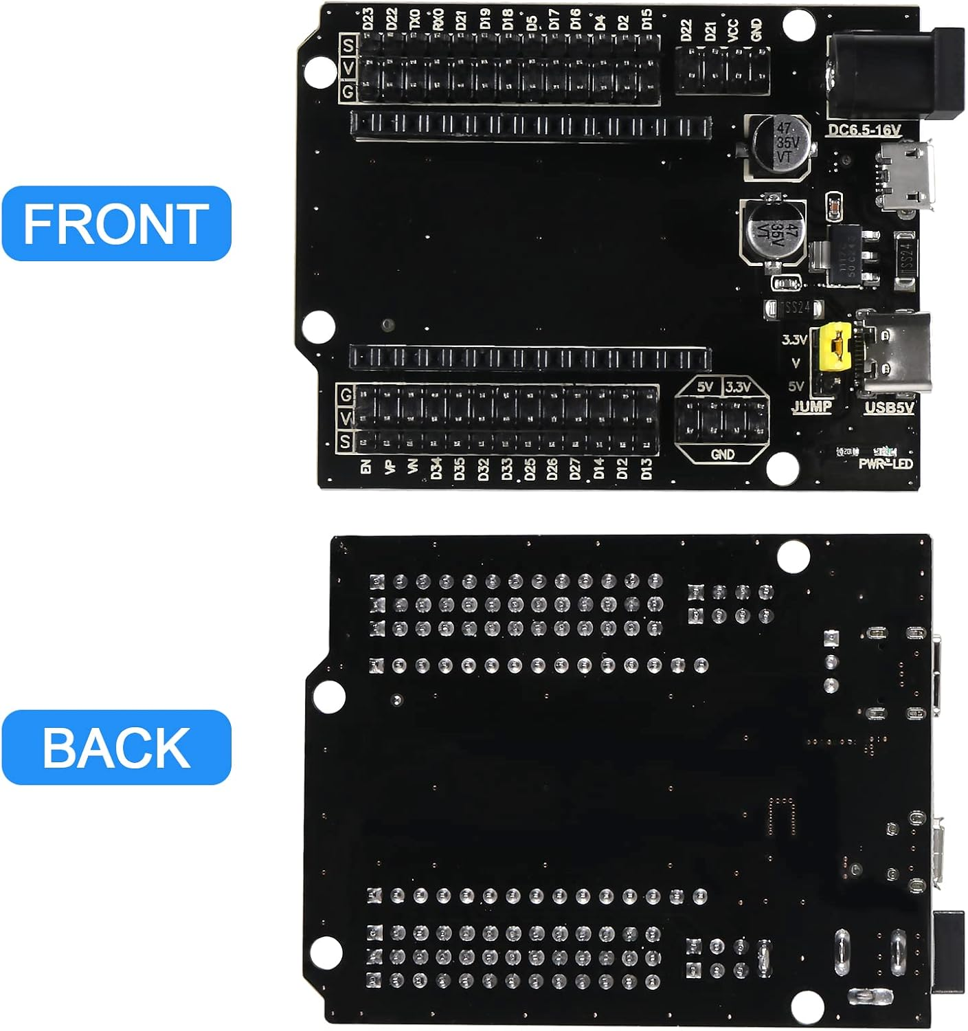 DIANN ESP32 ESP-WROOM-32 ESP-32S Development Board CP2102 Ultra-Low Power Dual Core Esp32-Devkitc-32 with Expansion Board image number 1