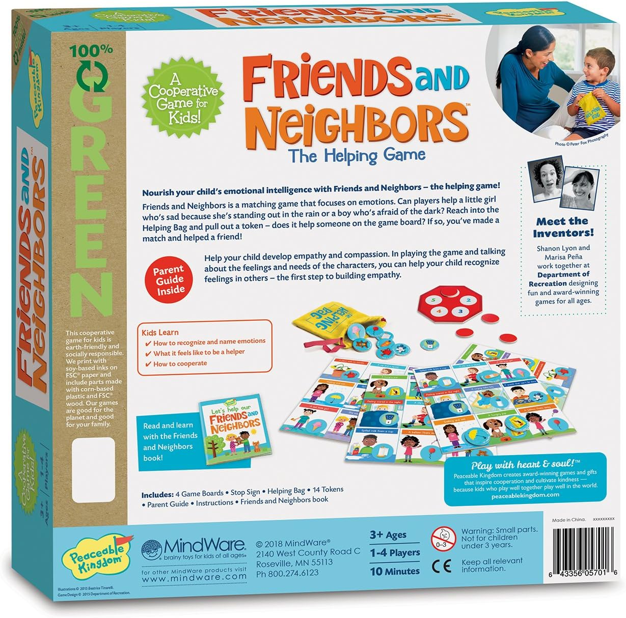 Peaceable Kingdom | Board Game | Friends & Neighbours