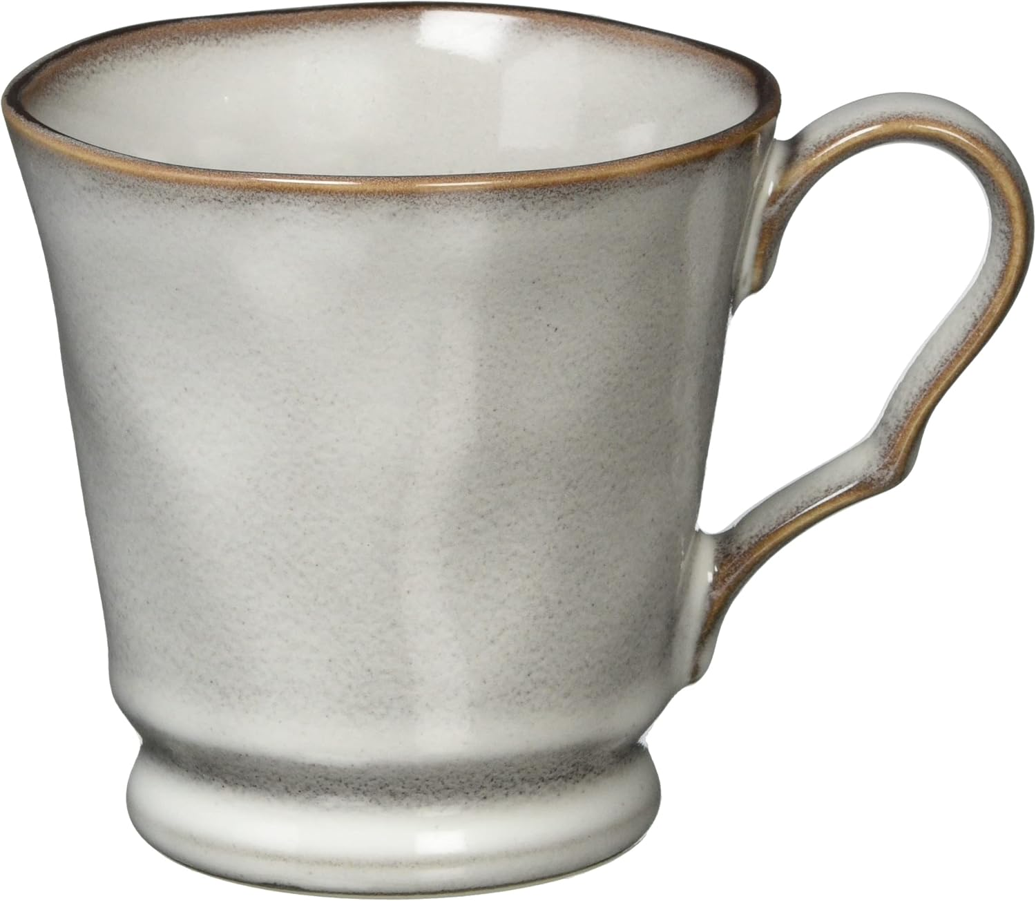 Koyo Pottery 13510035 Cafe Tableware, Coffee, Cafe Au Lait Bowl, 5.1 Inches (13 Cm), Rafelum, Smoke, White, Made in Japan image number 4