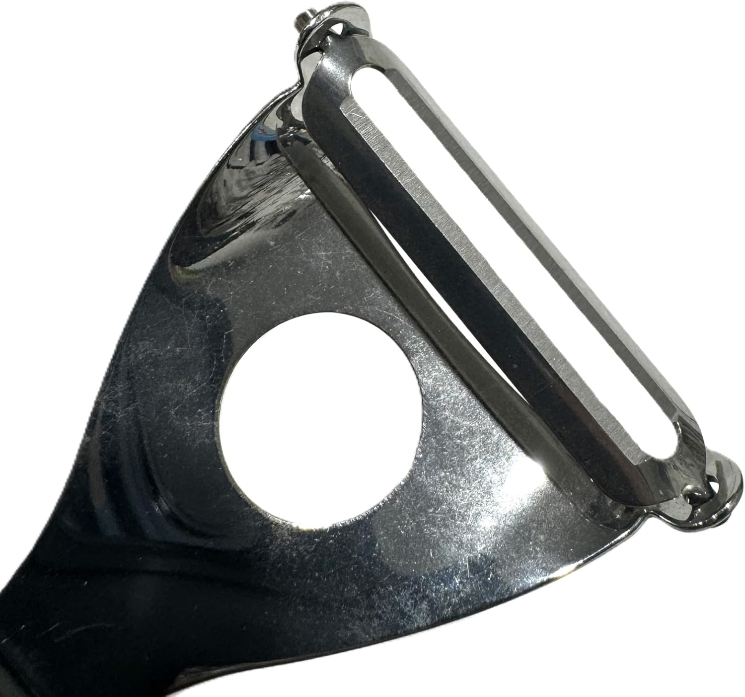 [2PCS] Lylac Homeware Vegetable Peeler, Stainless Steel Blade, Black Polypropylene Handle, 5.5X18.5 Cm image number 1