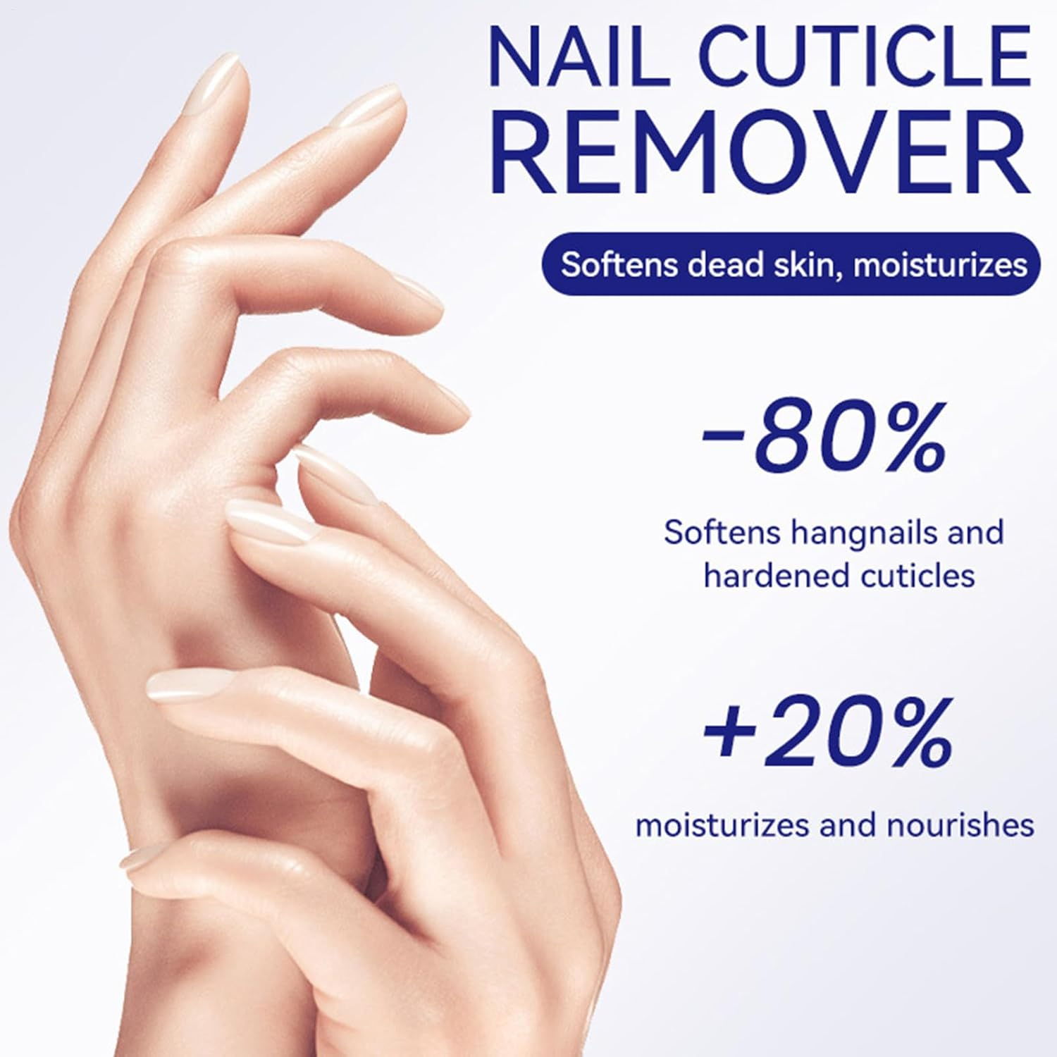 Cuticle Remover, Hydrating Pedicure Supplies, 30Ml Moisturizing Cuticle Softener Gel, for Dead Skin Dry Damaged Hangnails Hand Foot Polish Prep Beauty Routine Daily Salon Home image number 4