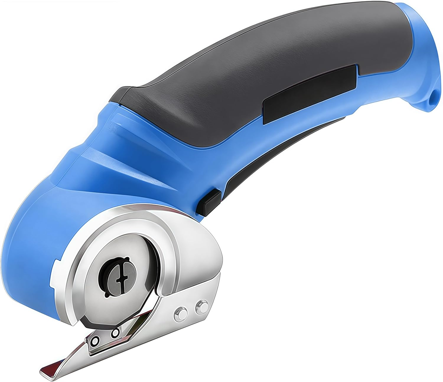 Cordless Electric Scissors, 4.2V Cardboard Cutter Tool for Cardboard Carpet Leather Packages Plastic with Rechargeable Battery (Blue) image number 5