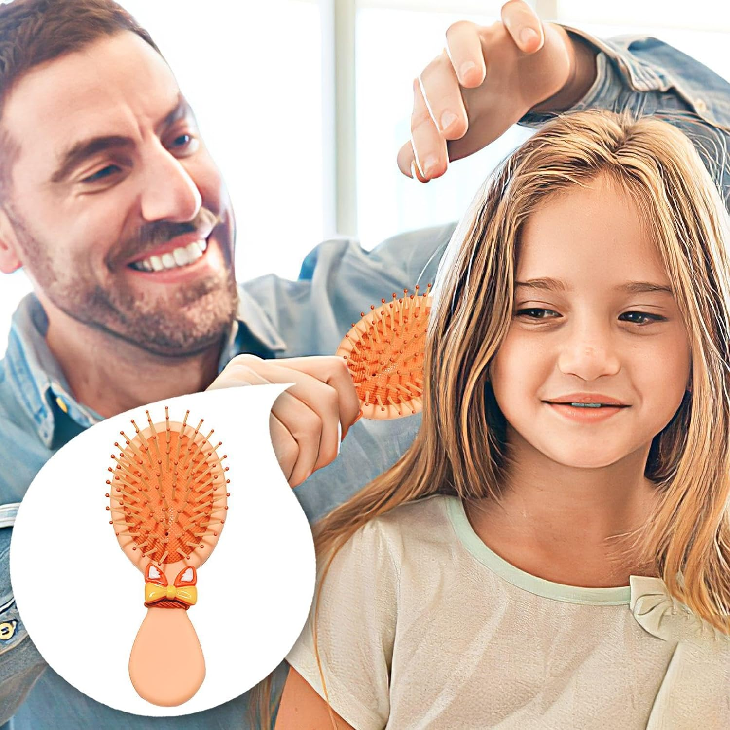 3 Pieces Hair Ropes Air Cushion Comb, Mini Air Cushion Comb, Cute Comb, Massage Comb, Portable Comb
