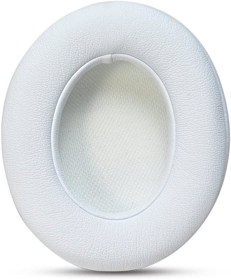 Ear Pads Replacement for Beats Dr. Dre Solo 2 Wireless/Dr. Dre Solo 3 Wireless Headphone by MMOBIEL - Memory Foam and Protein PU Ear Pad Cushions - On-Ear Earpads Replacement &ndash; White image number 1
