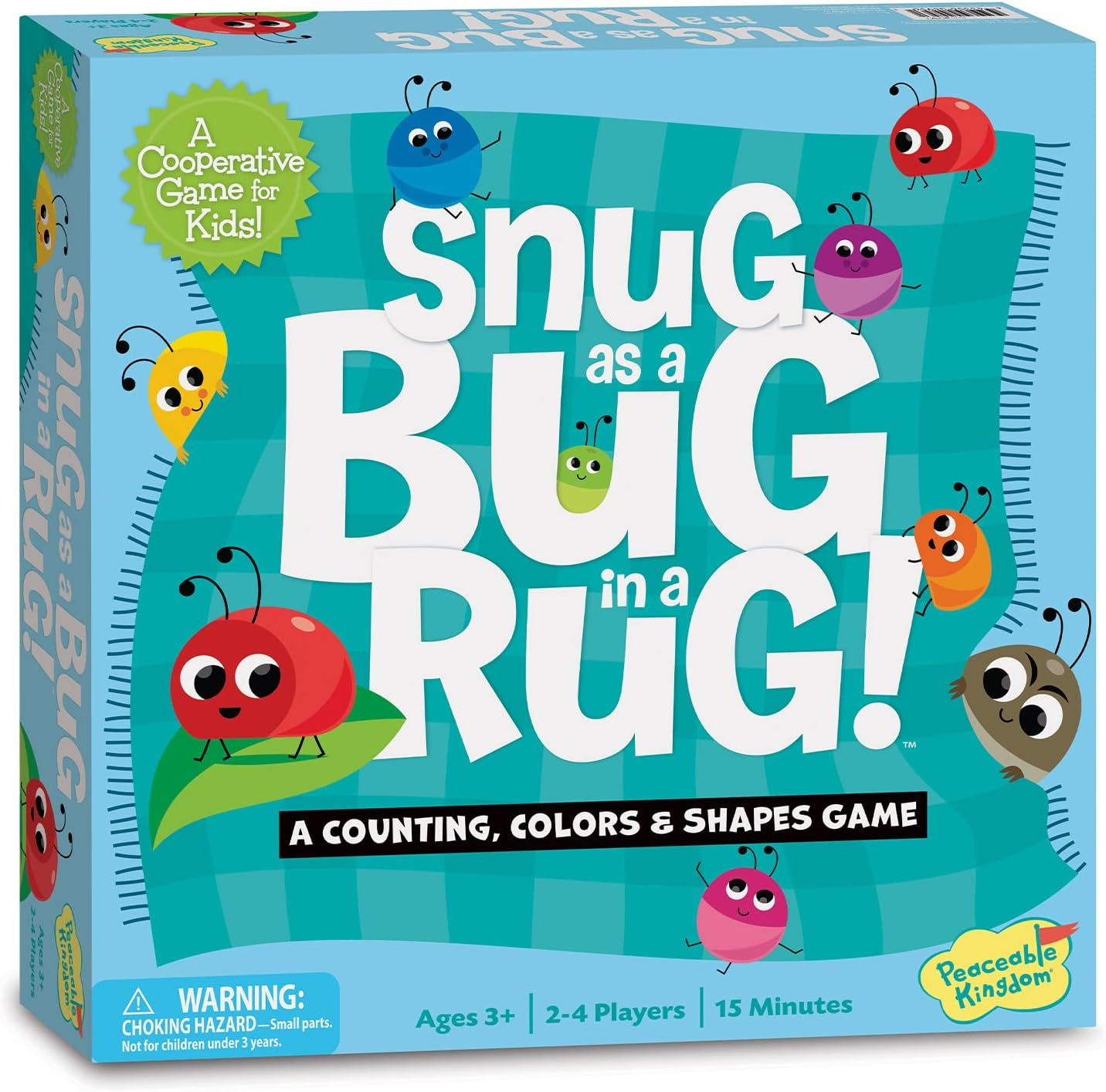 Peaceable Kingdom | Snug as a Bug in a Rug Cooperative Game for Little Kids image number 6