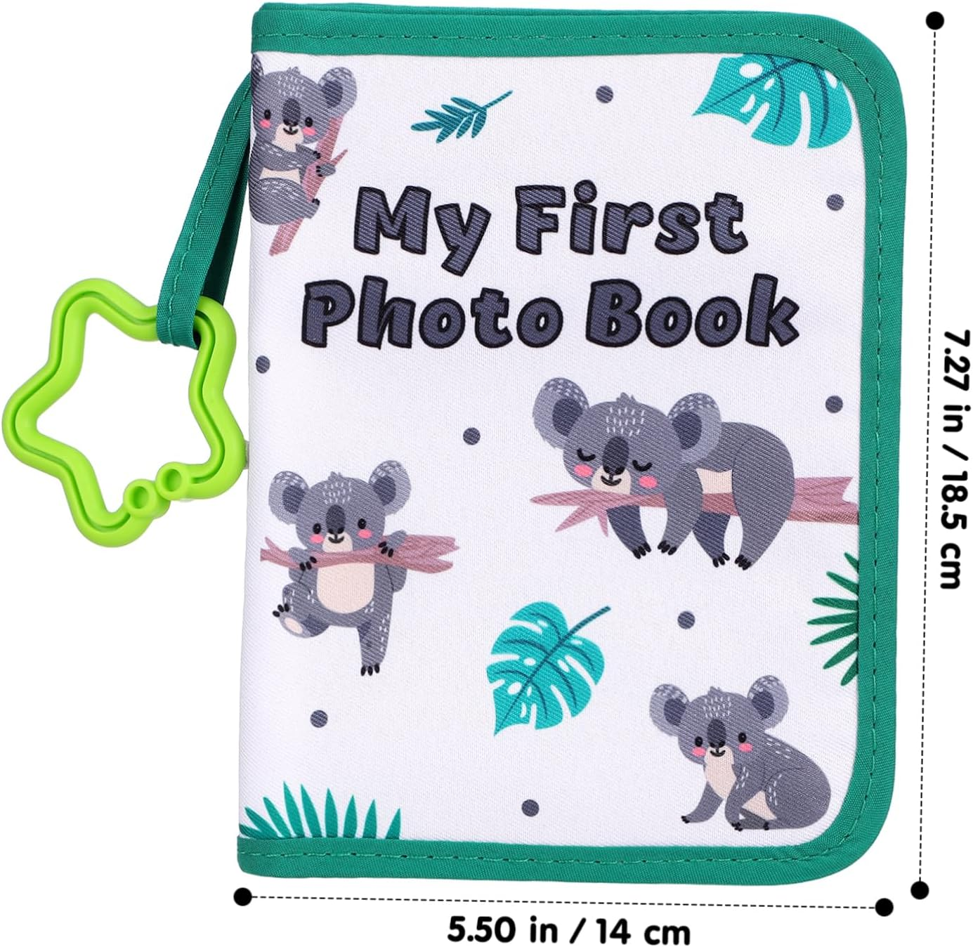 Kisangel Cloth Photo Album Growth Record Book for Boy Girl Soft Design Shower and Memory Keeper for Families image number 2