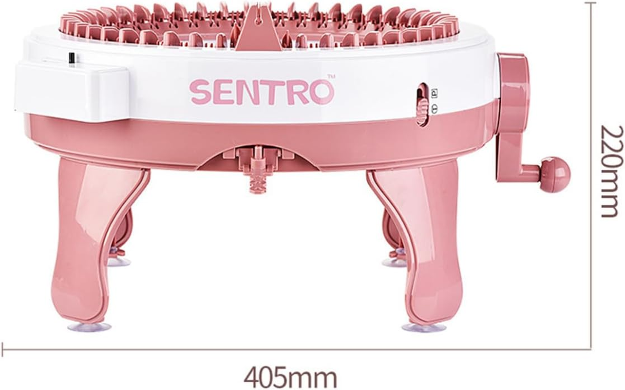 Knitting Machine - 48 Needles Loom with Row Counter, Crafts Smart Weaving Kit, Rotating Double Knit Board for Sock/Hat, Adults or Kids image number 3