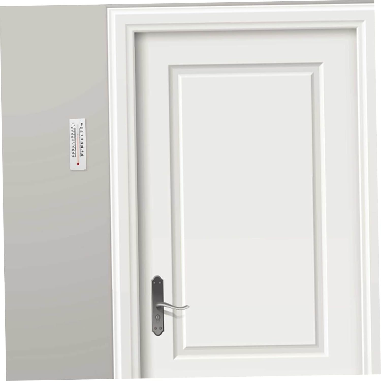 ULTECHNOVO 2Pcs Weatherproof Thermometer Key Cabinet Outdoor Key Hider Box for Office Decor Compact Portable Storage image number 3