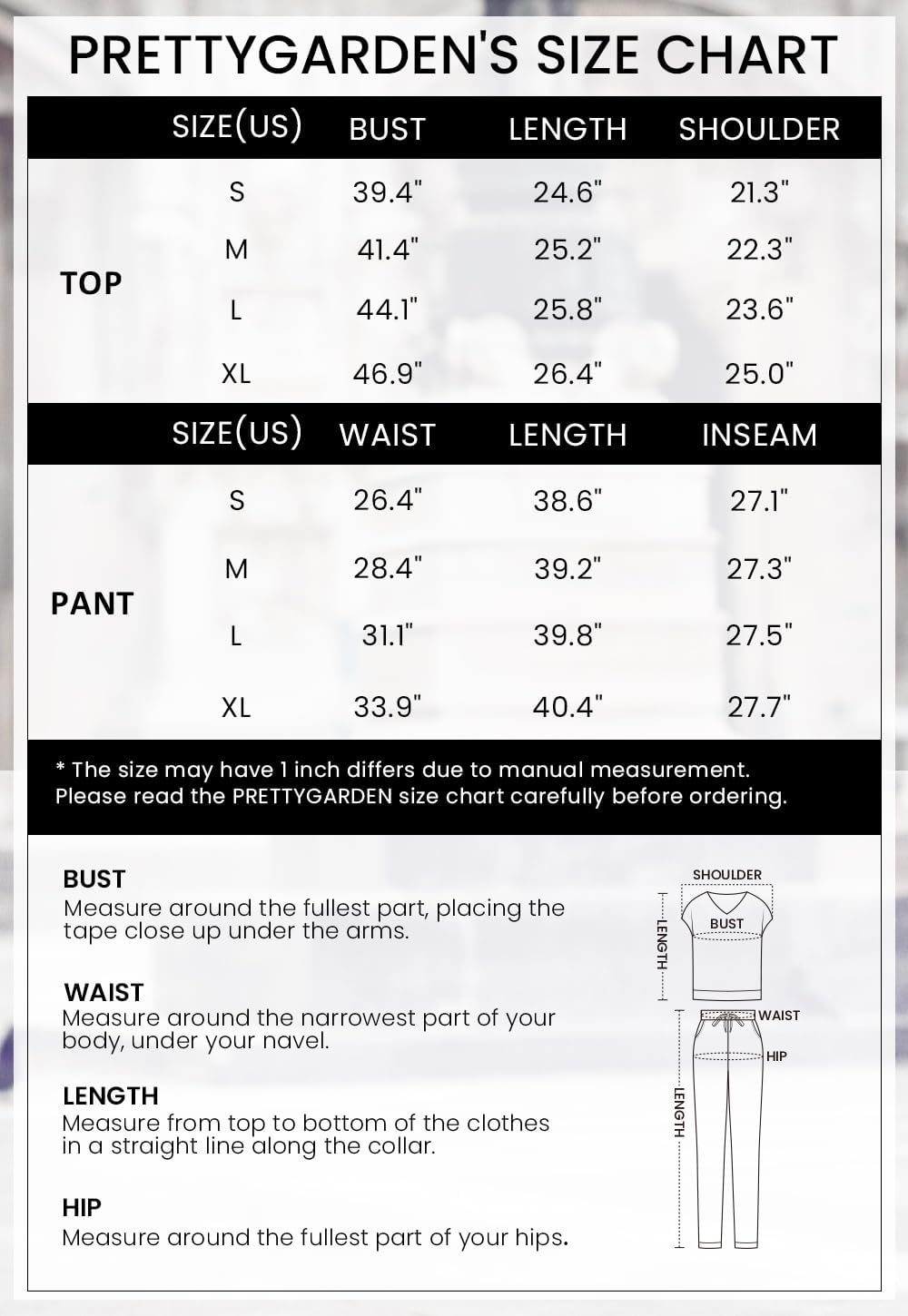 PRETTYGARDEN Women'S Two Piece Tracksuit V Neck Short Sleeve Tops Long Pants with Drawstring Outfits Jogger Sets image number 1