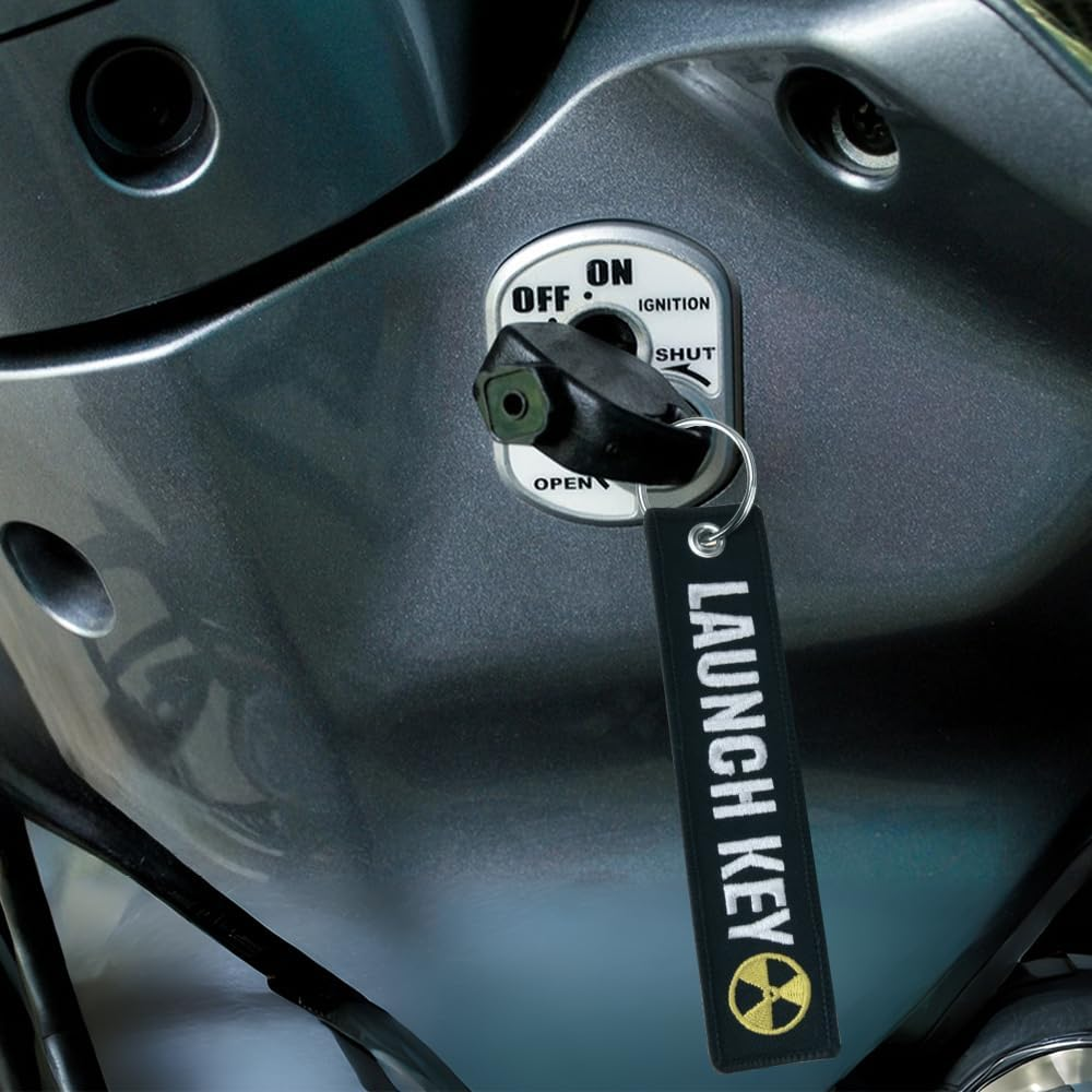 JAGASOL Motorcycle Keychain Tag, Key Ring for Scooters, ATV, UTV, Cars, Backpacks, Trucks, Sportbikes, Dirt Bike - 1N23456 image number 2