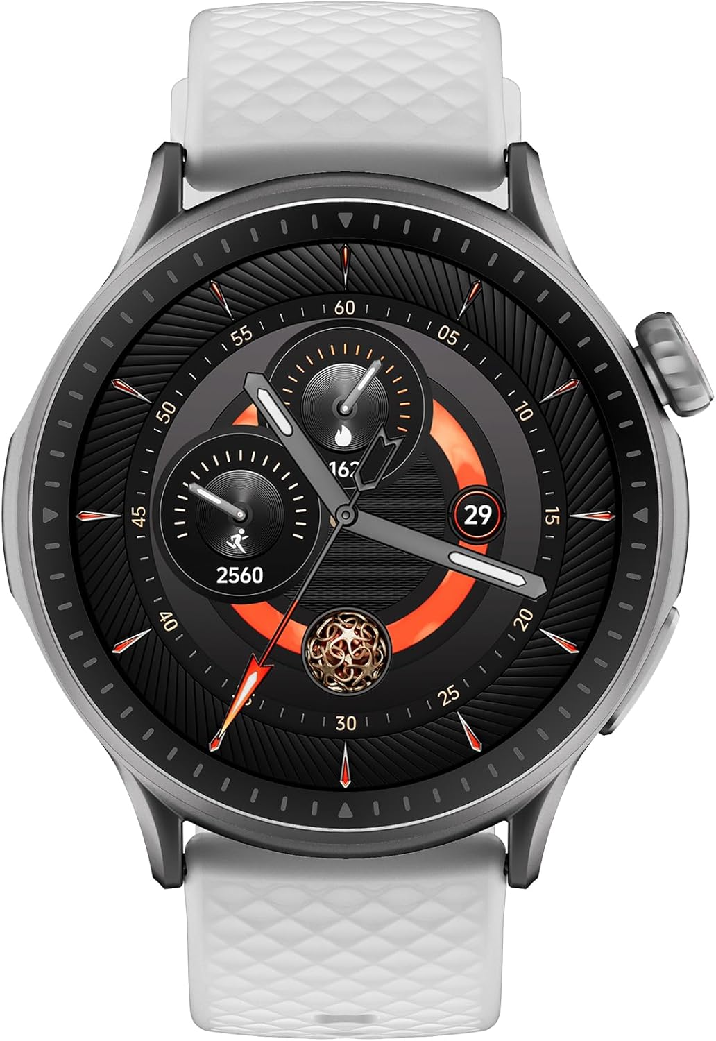 Dandjoo GTR3 Aura Smart Watch (Grey) 1.43&rdquo; AMOLED HD Display, Bluetooth Calling, Remote Camera Control, Voice Assistance, Compatible with Android/Ios, 100+ Sports Modes, Waterproof 3 ATM.