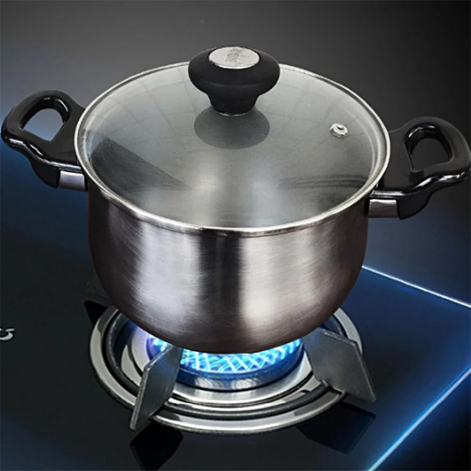 XMANX 4PCS Replacement Short Pot Side Handle, Two-Hole Pot Short Side Handle, Metal Pressure Pan Handle Ear Replacement Universal Pan Side Handle for Home Kitchen Cookware image number 2