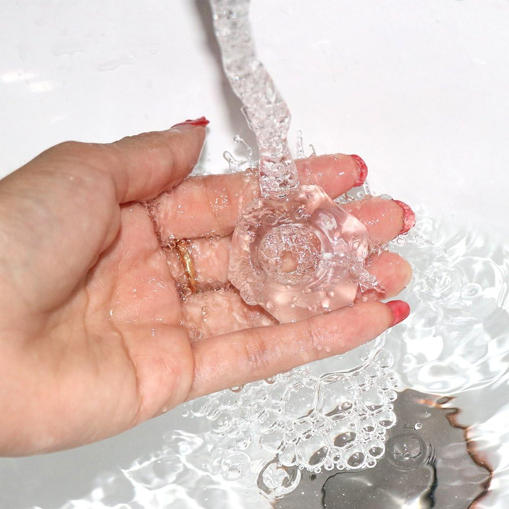 3 Pieces Elastic Texture Delay Ring Silicone Long Lasting Enhancement Ring for Men, Couple Delay Ring Fitness Ring Silicone Delay Ring image number 1