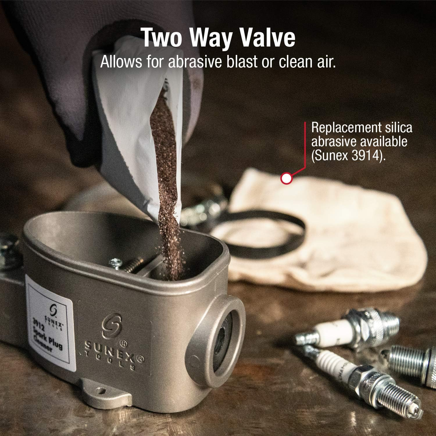 SUNEX TOOLS 3912 Spark Plug Cleaner image number 1