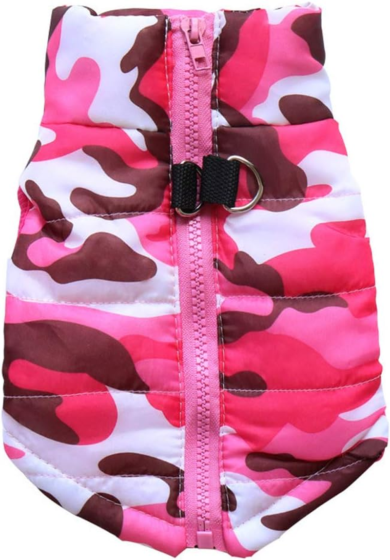 BT Bear&reg; Puppy Coat,Small Dog Winter Coat Vest Puppy Soft Warm Coat Jacket Clothing Costume for Cats Puppy Small Dogs (X-Large-Back Length 39Cm, Camouflage)