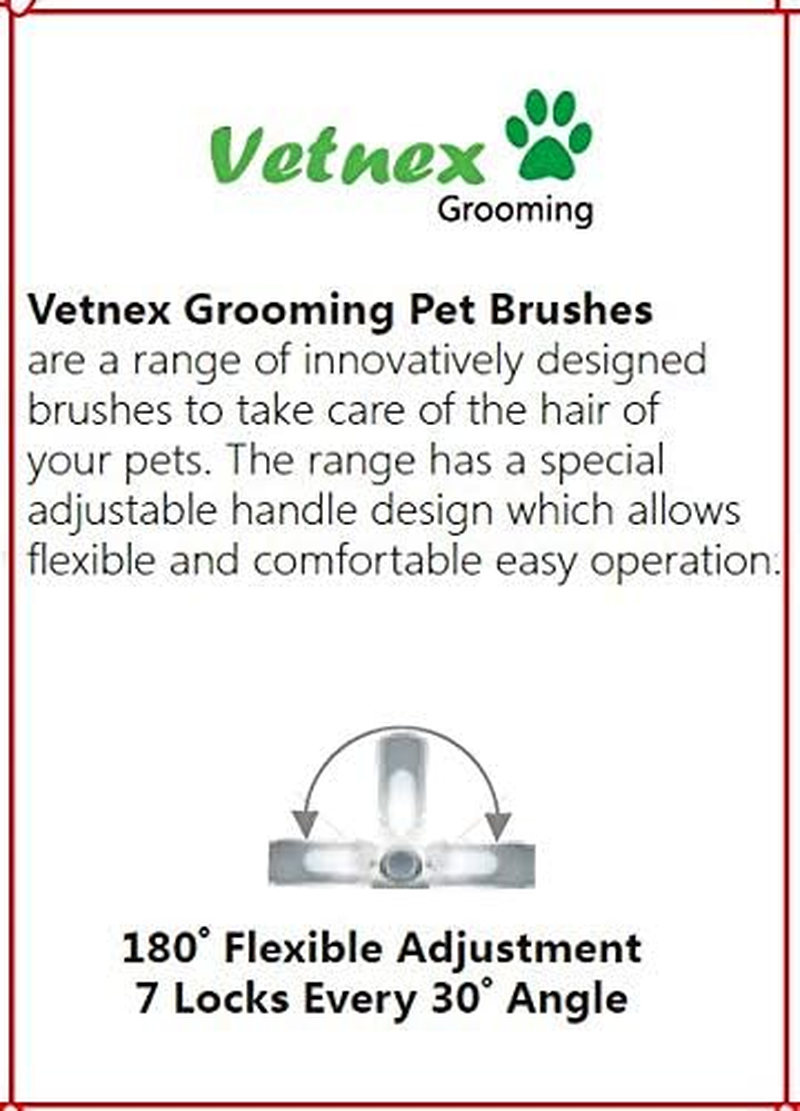 VETNEX GROOMING UNDERCOAT RAKE for DOGS (PINK) image number 6