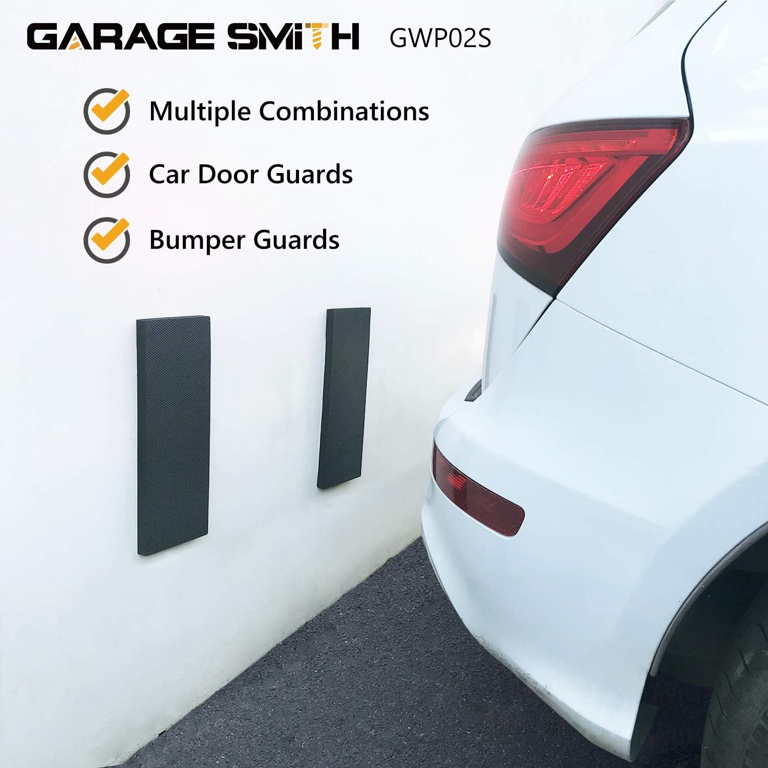 Ampulla Garage Smith Garage Wall Protector Car Door Protectors, Designed in Germany (4-Pack) image number 1