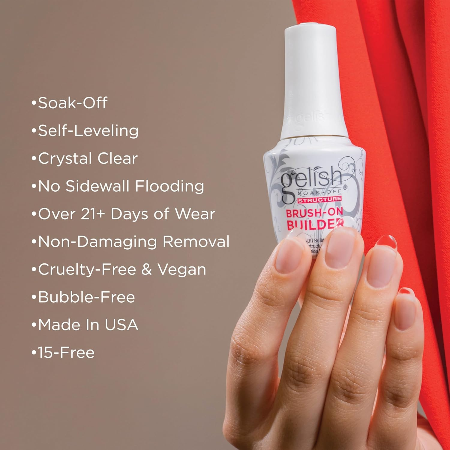 Gelish Gel Brush on Builder 15Ml image number 3