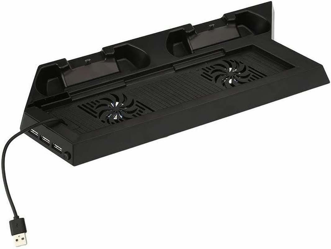 PS4 Stand Dock Controller Charger Cooling Fan Hub USB for Playstation 4 PS4 Slim image number 3