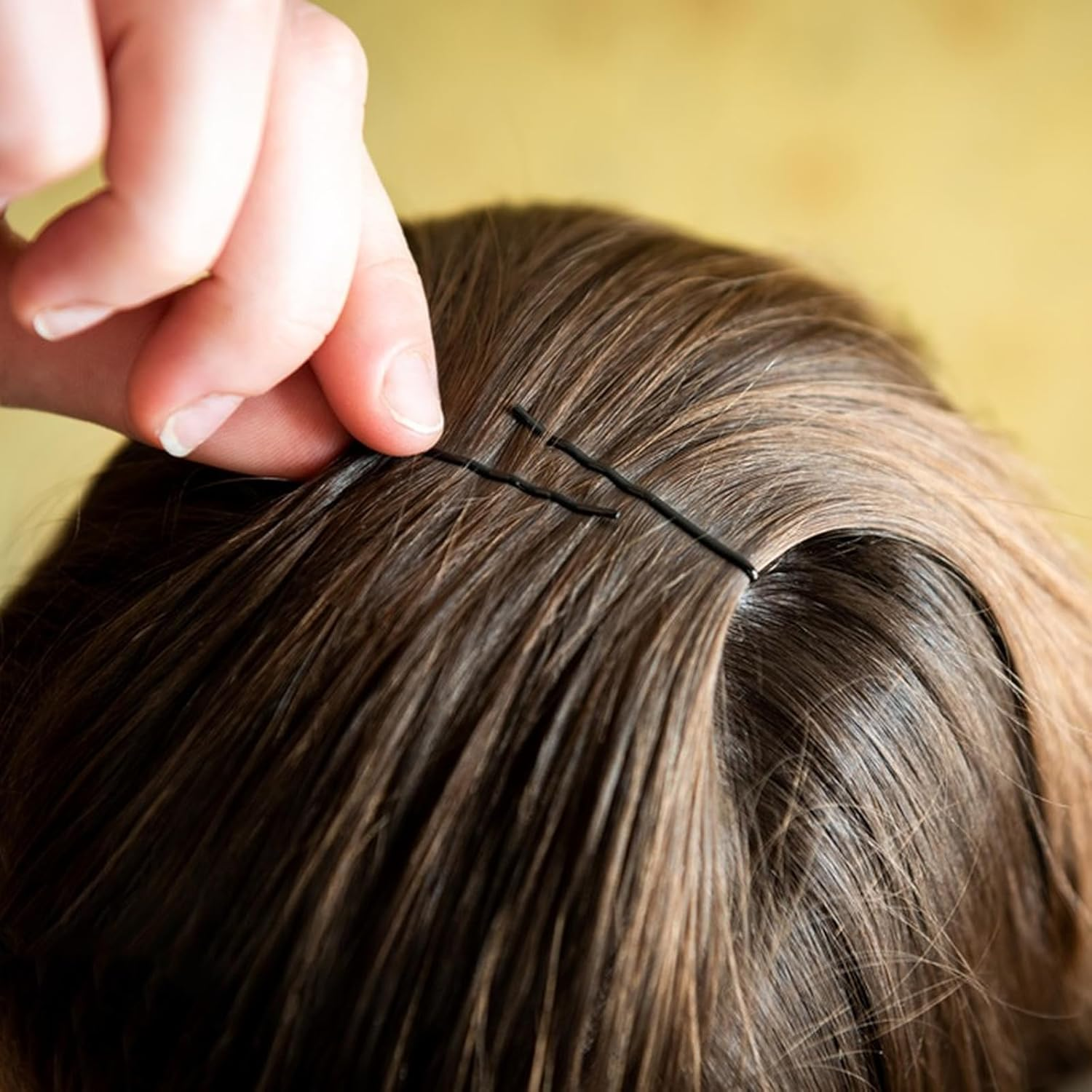 Pack of 112 Hair Pins, Bobby Pins, French Hair Clips, Hair Clips, Women Girls, Wave Shape & U-Shaped Hair Clip, Small for Buns, Long Straight Hair Accessories image number 1