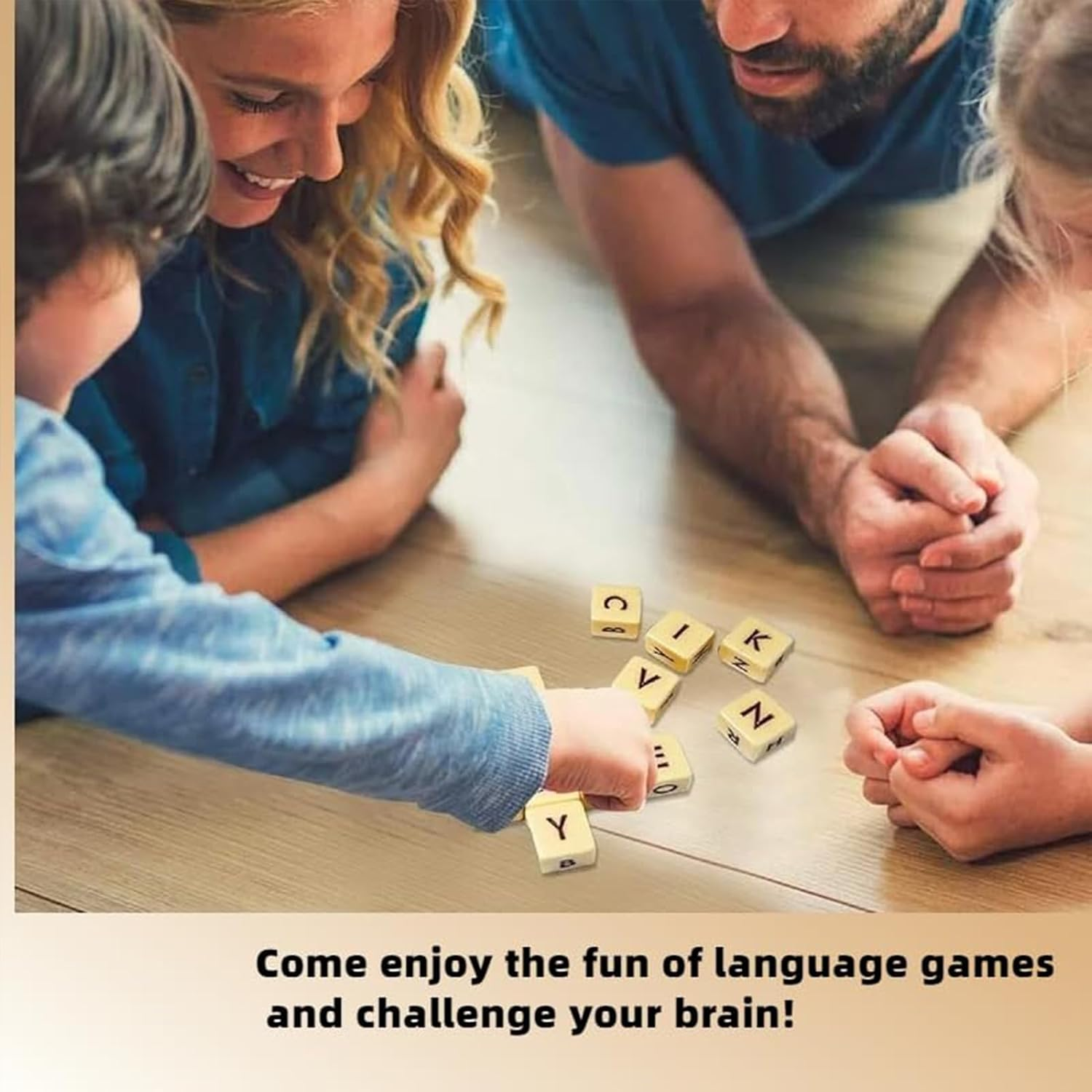 2Pcs Solitaire Dice Word Game for Travel - Classic Letter Game for Word and Puzzle Lovers image number 3