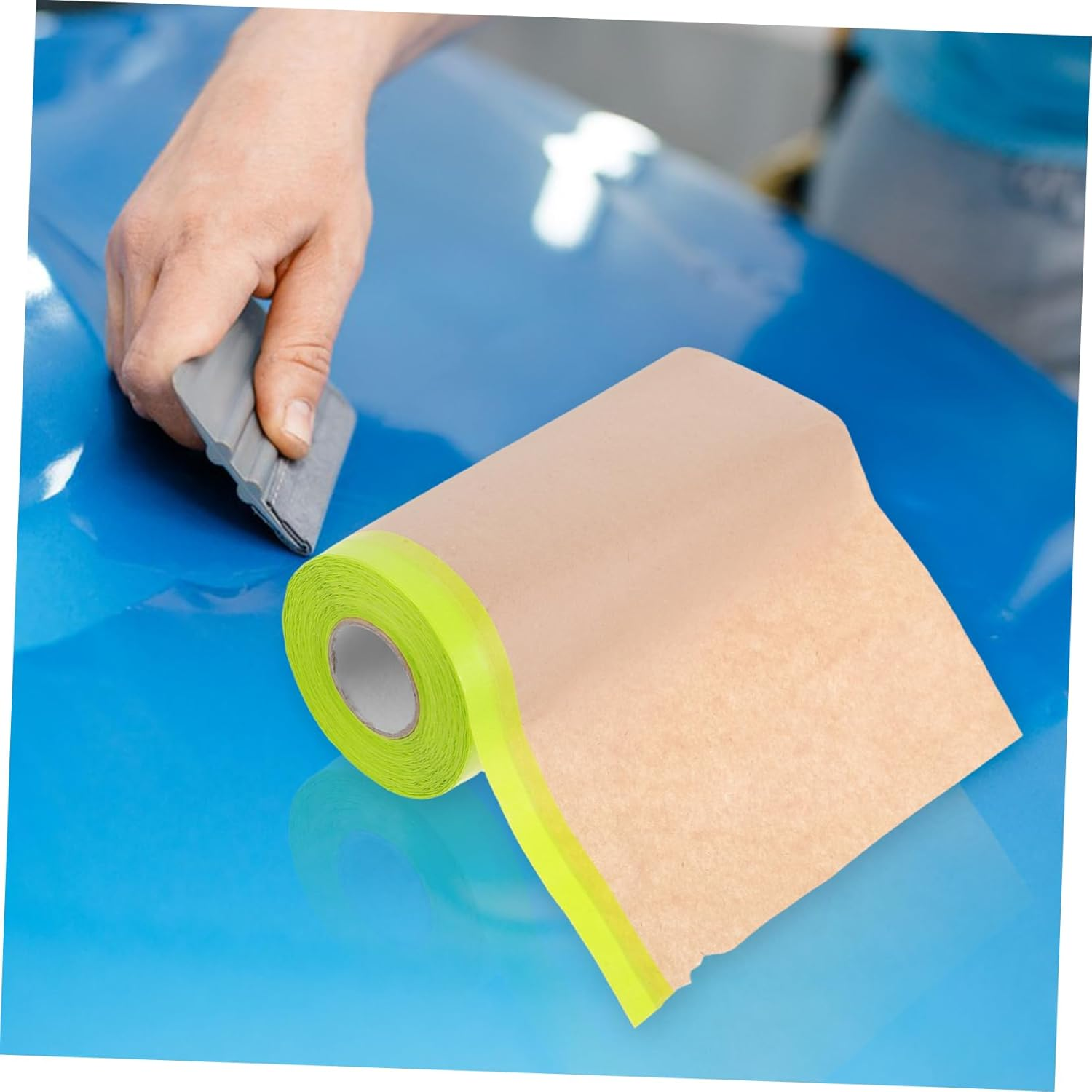 5Pcs Painting Paper for Artists Auto Body Adhesive Masking Film for Spray Paint Sketching Dust Protection