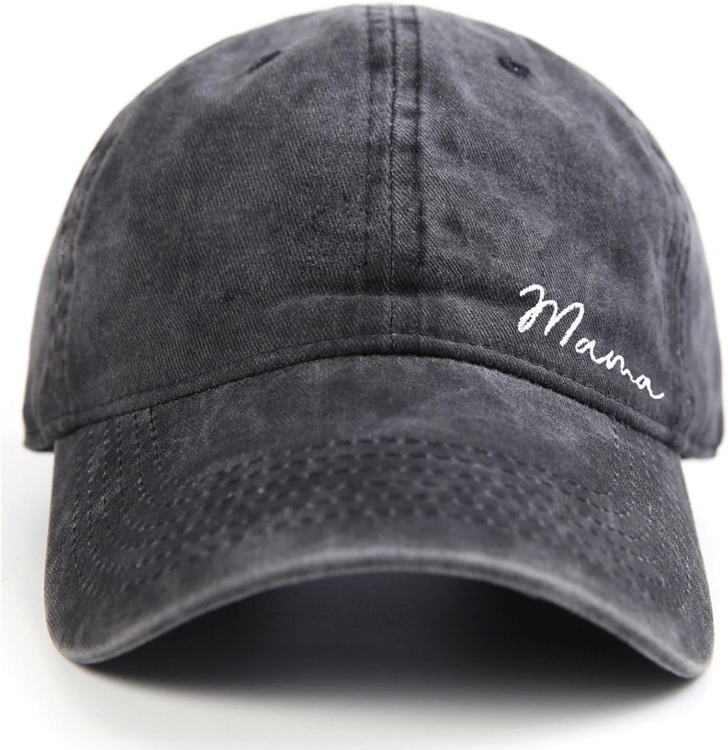 Cool Mom Hats, Fun Dad Hat, Mama Hats for Women, Distressed Mom Hat Baseball Caps - Grey-Mama image number 5
