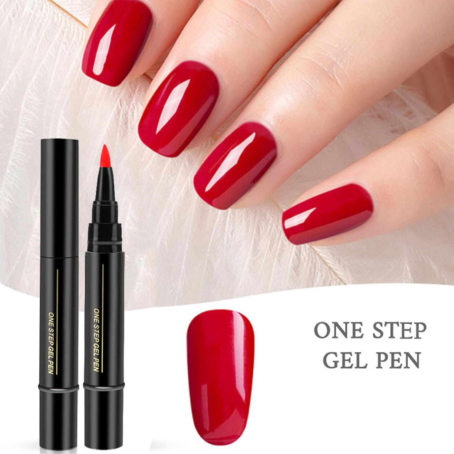 Nail Polish Pens, Nail Varnish Pens for Real Nails, DIY Naill Varnish Pen, Quick Dry Naill Polishs Pen, for Girls and Ladies, Easy Apply No Base Coating Required - 02 image number 5