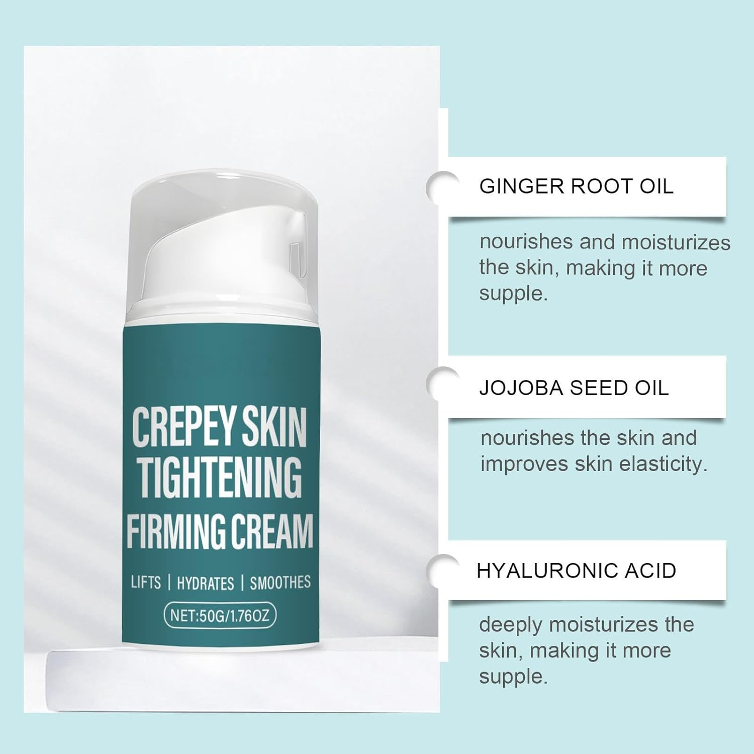 Cellu Firming Body Cream&ndash;Multi-Area Tightening for Neck,Arms&Abdomen,72H Deep Hydration,Fast-Absorbing Formula to Improve Skin Elasticity&Texture,Suitable for Most Skin Types (4) image number 3