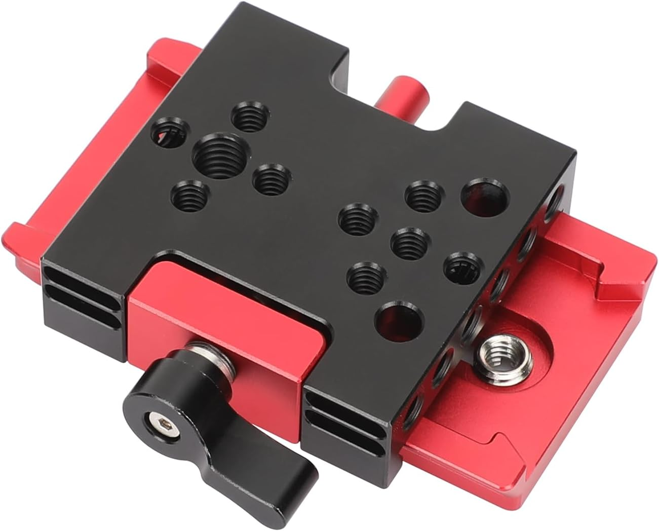 CAMVATE Quick Release Bracket Base QR Plate Replacement Converter for Manfoto (Red) 3711 image number 2