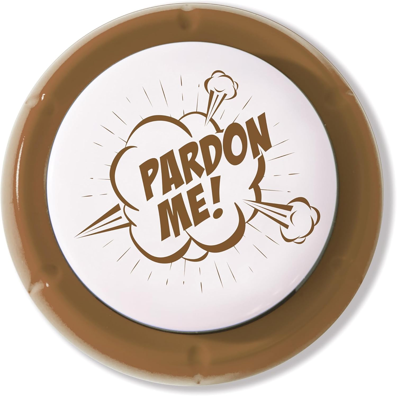 IS Gift the Fart Button, Brown, 17 X 11.5 X 4 Cm