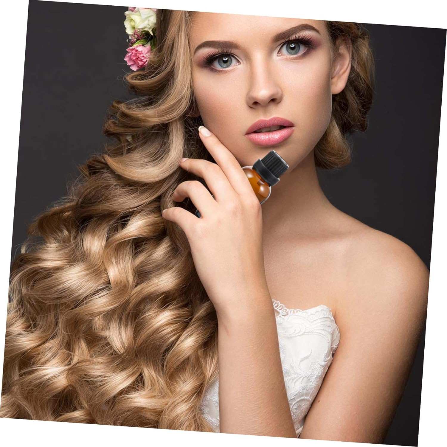 MOKKHNB 12Pcs 15Ml Amber Glass Essential Oil Bottles Large Head Cap and Drip Stopper Refillable Empty Cosmetic Bottles for Travel and Aromatherapy image number 4