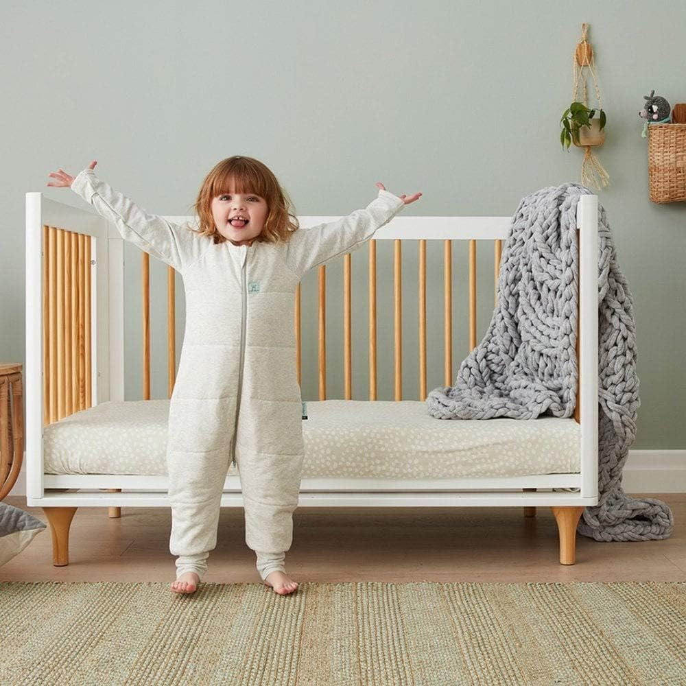 Ergopouch 3.5 TOG Sleep Onesie &ndash; 12&ndash;24 Months &ndash; Grey Marle Print &ndash; Organic Cotton Sleeping Bag Alternative for Infants and Toddlers. image number 5