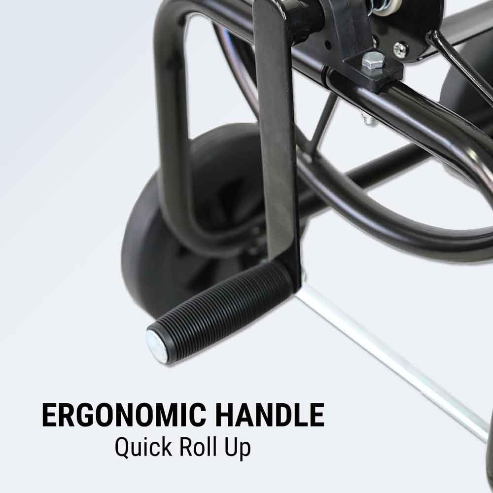 Garden Hose Reel Cart Water Wagon Trolley Yard Lawn Outdoor Planting Heavy Duty image number 5