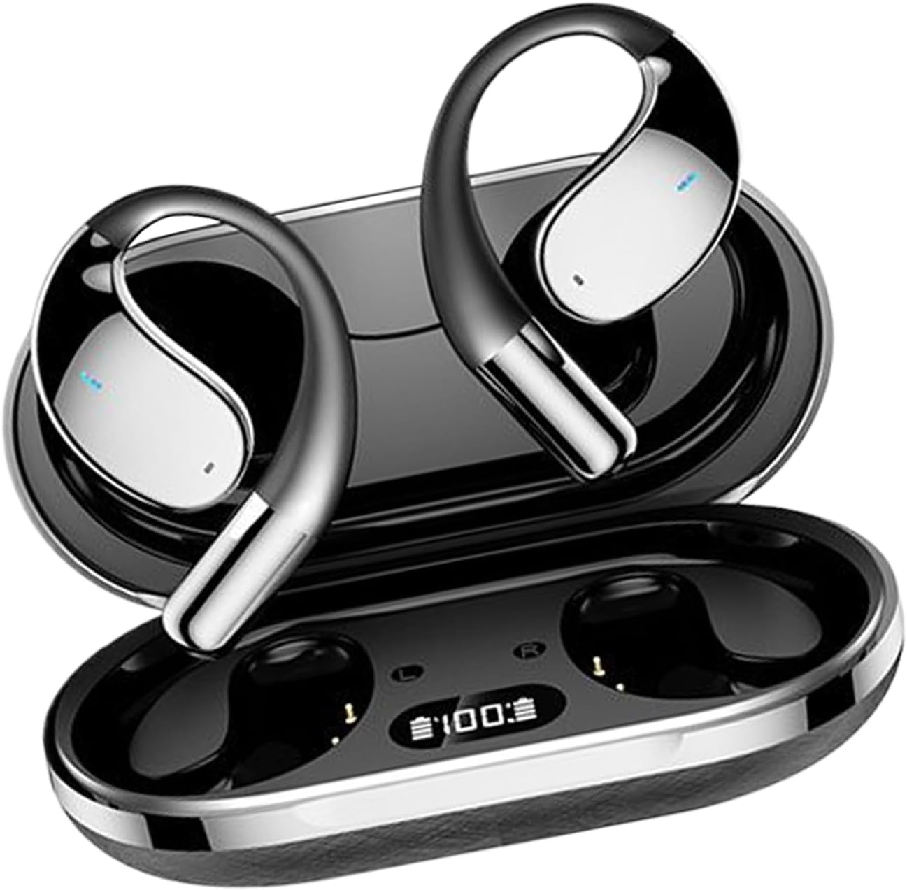 AI Translation Earbuds | 156 Languages Translation Earbuds - Conversation Interpreting Earphones,For Communication Travel Learning Business Education Tourism Conference Meeting School