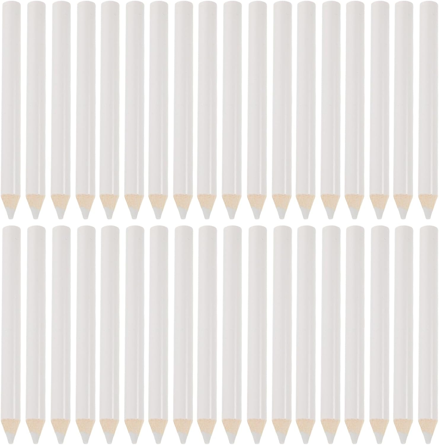 SAFIGLE 50Pcs Pickup Pencil for Rhinestones Painting Long Rhinestone Picker Nail Dotting Tools for Manicure Jewel Applicator Gem Picker Pen Tool White image number 5