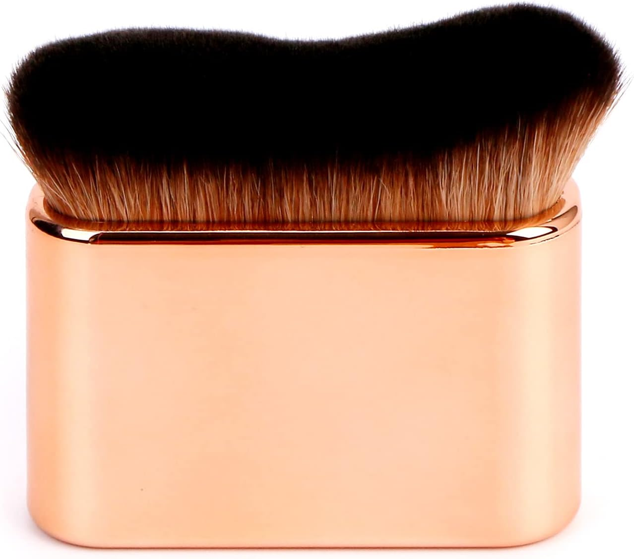 Yoseng Self Tan Brush by - Self Tanning Brush Applicator - Kabuki Brush for Face & Body, Rose Gold Foundation Brush for Fake Tan & Sunscreen image number 3