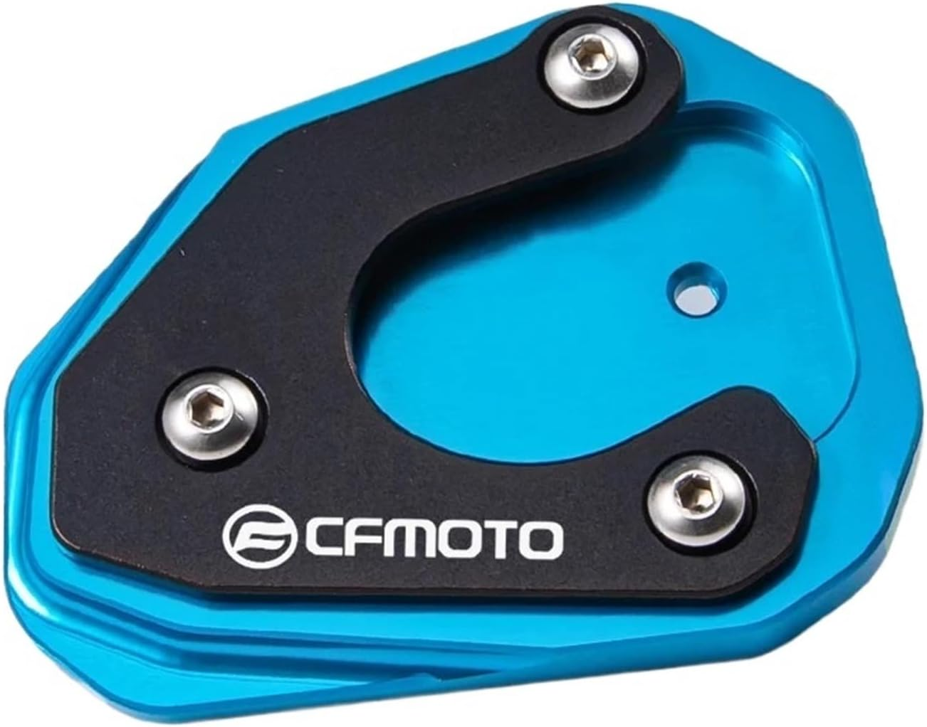 Jininshengxindianzi Compatible with CFMOTO MT800 800MT 650MT 800 650 MT CF Moto 650 TR-G 650TR-G Accessories Motorcycle Side Stand Extension Pad Bracket (Color : CF Black) image number 4