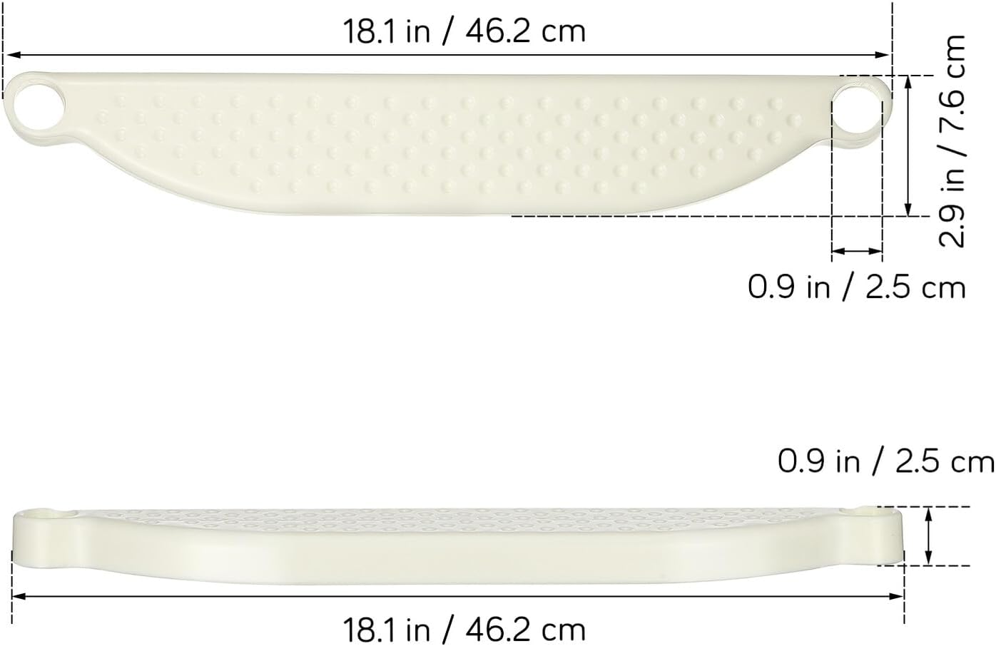 Highchair Footrest with Wide Platform for Stable Support Comfortable Ergonomic Foot Stool Replacement for Growing Feet Suitable for Home and Restaurant Use image number 6
